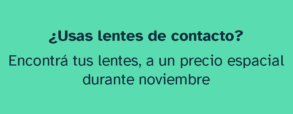Lentes de Contacto Noviembre