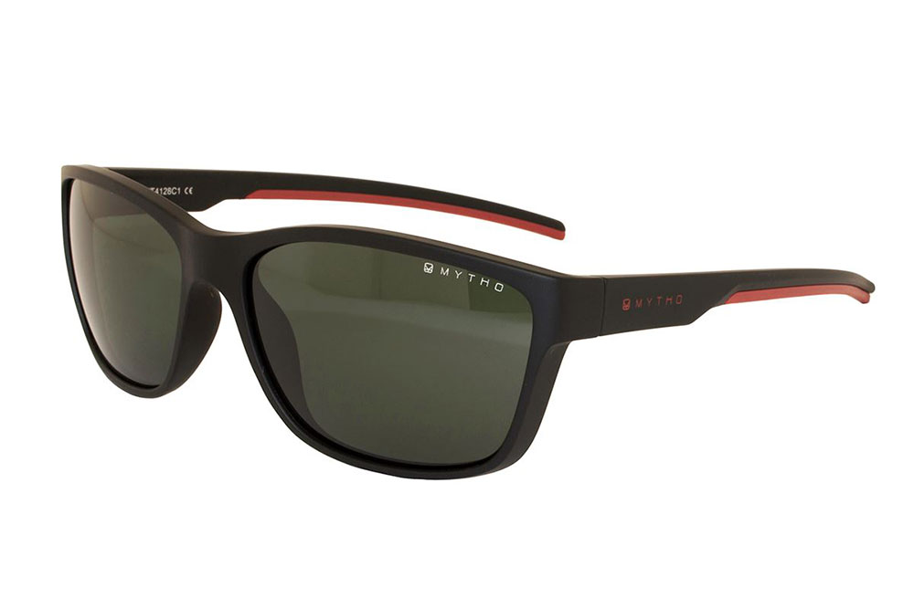 Lente de Sol Mytho N 4128 - Negro/Rojo