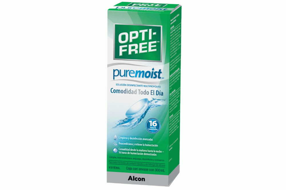 Producto de Limpieza Opti Free Pure Moist 300ml