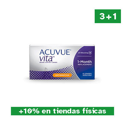 Lentes de contacto Acuvue Vita para Astigmatismo