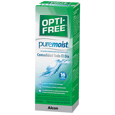 Producto de Limpieza Opti Free Pure Moist 300ml